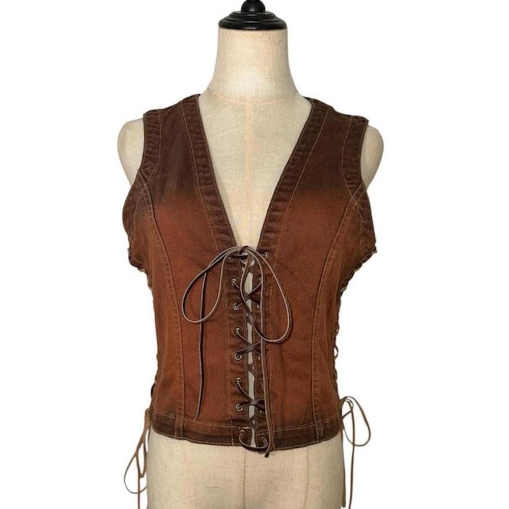 Boho Jaded London top with corset front closure